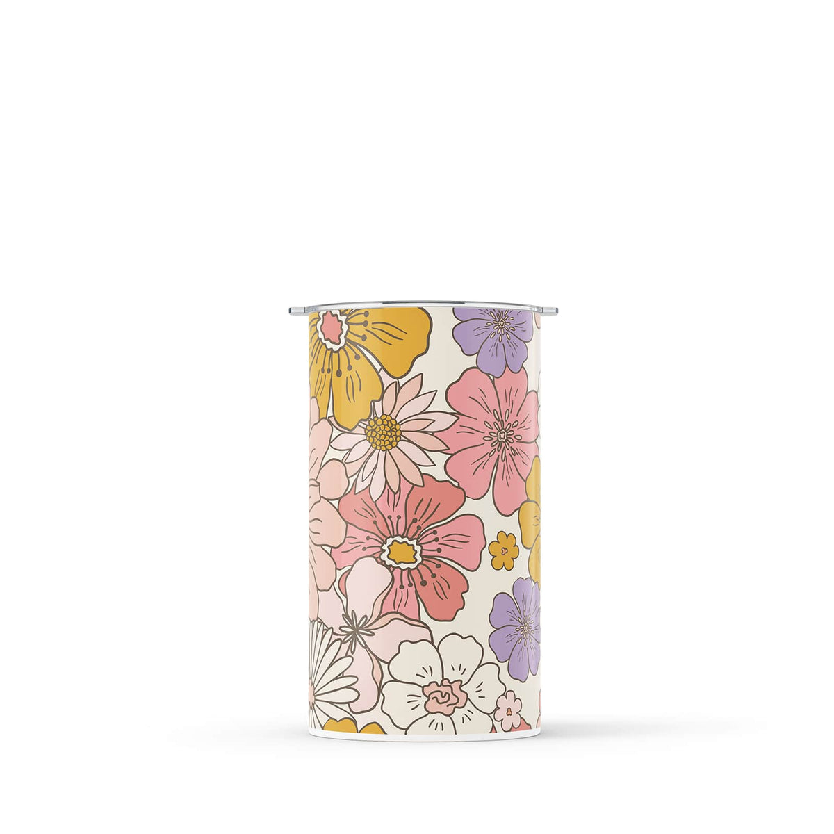 Multicolour Floral 340ml Reusable Coffee Cup By Hydronair