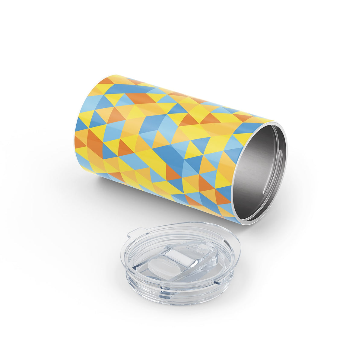 Multicolour Geometric 340ml Reusable Cup By Hydronair 