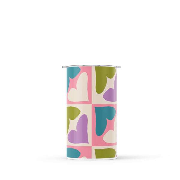 Multicolour Retro 340ml Reusable Coffee Cup By Hydronair