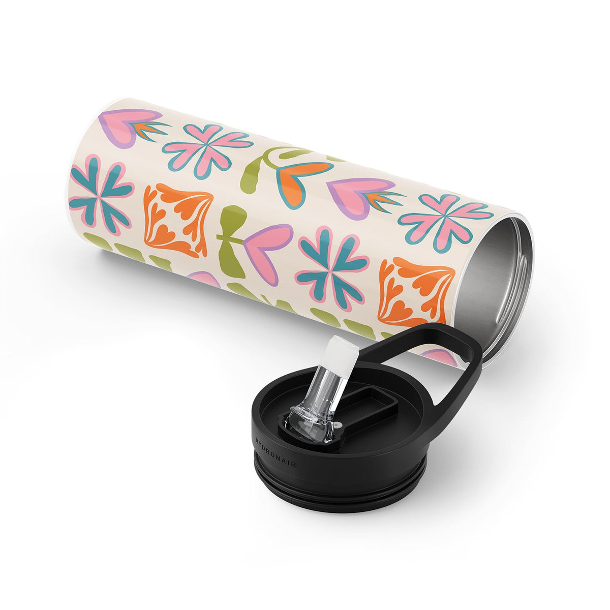 Multicolour Retro 560ml Bottle By Hydronair