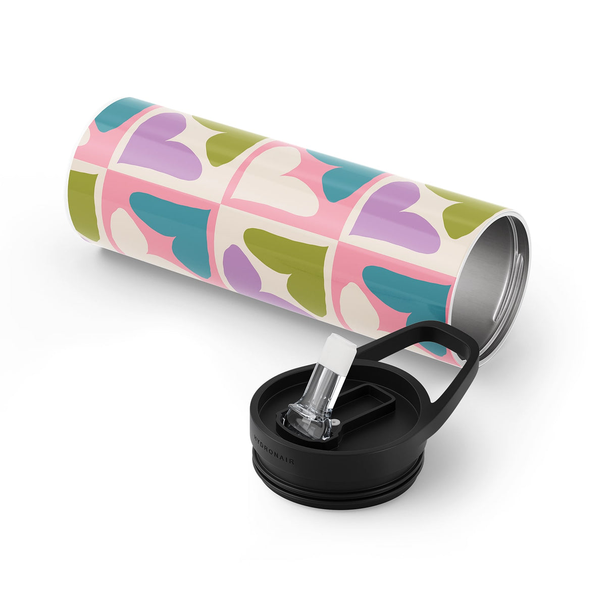 Multicolour Retro 560ml Bottle By Hydronair