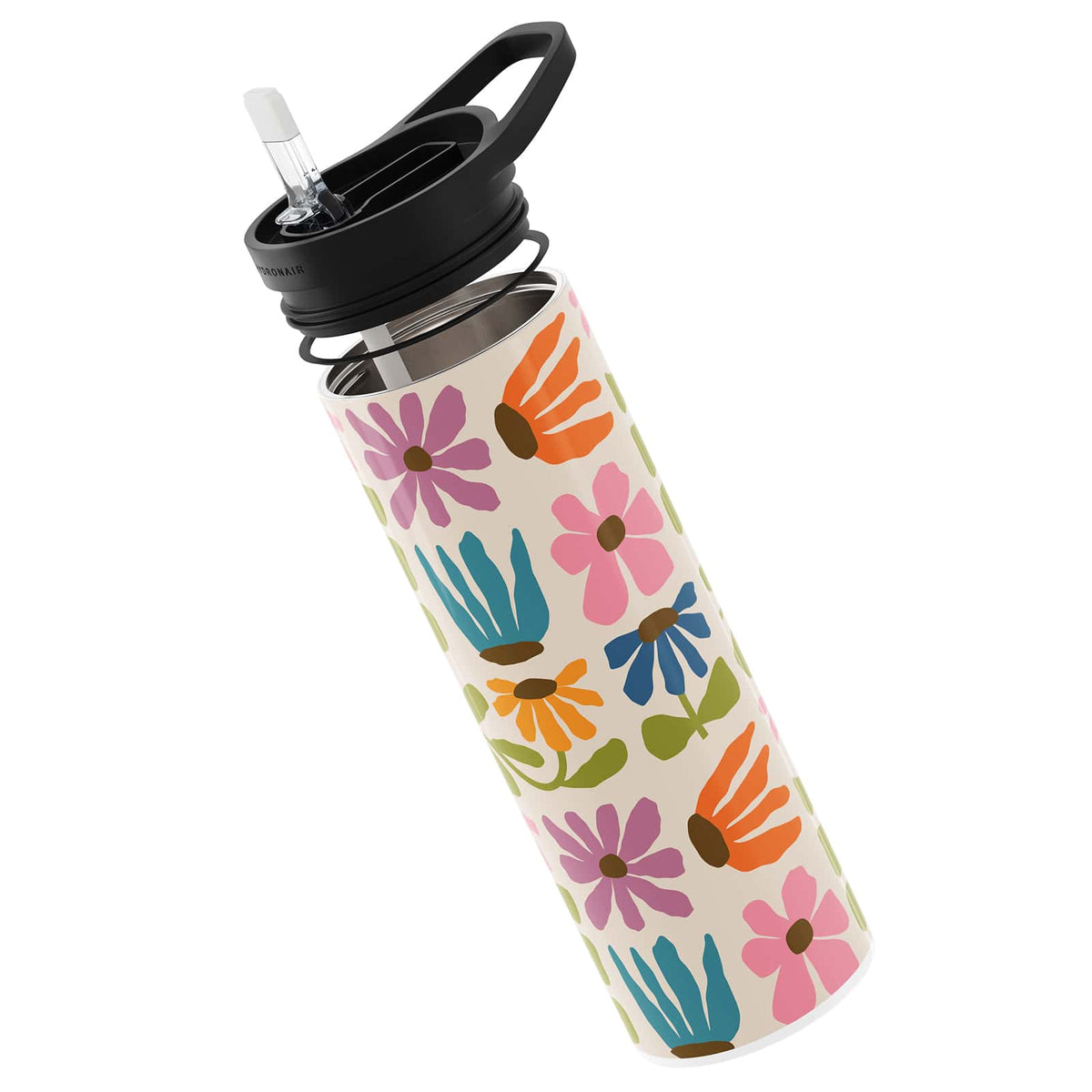 Multicolour Retro 560ml Reusable Bottle By Hydronair