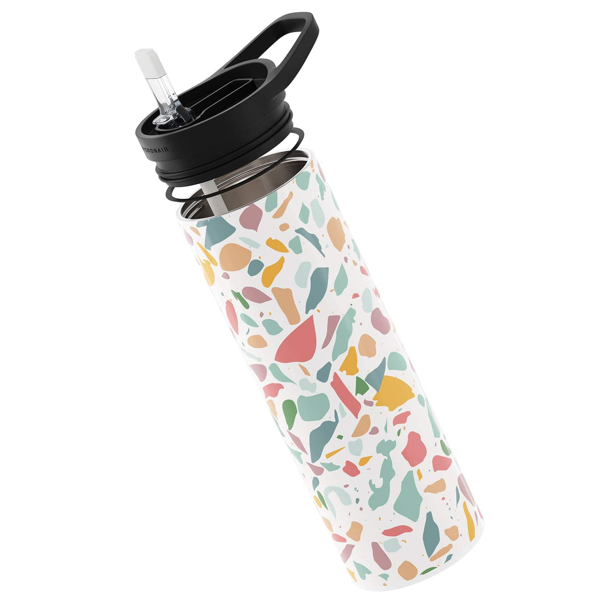 Multicolour Terrazzo 560ml Reusable Bottle By Hydronair