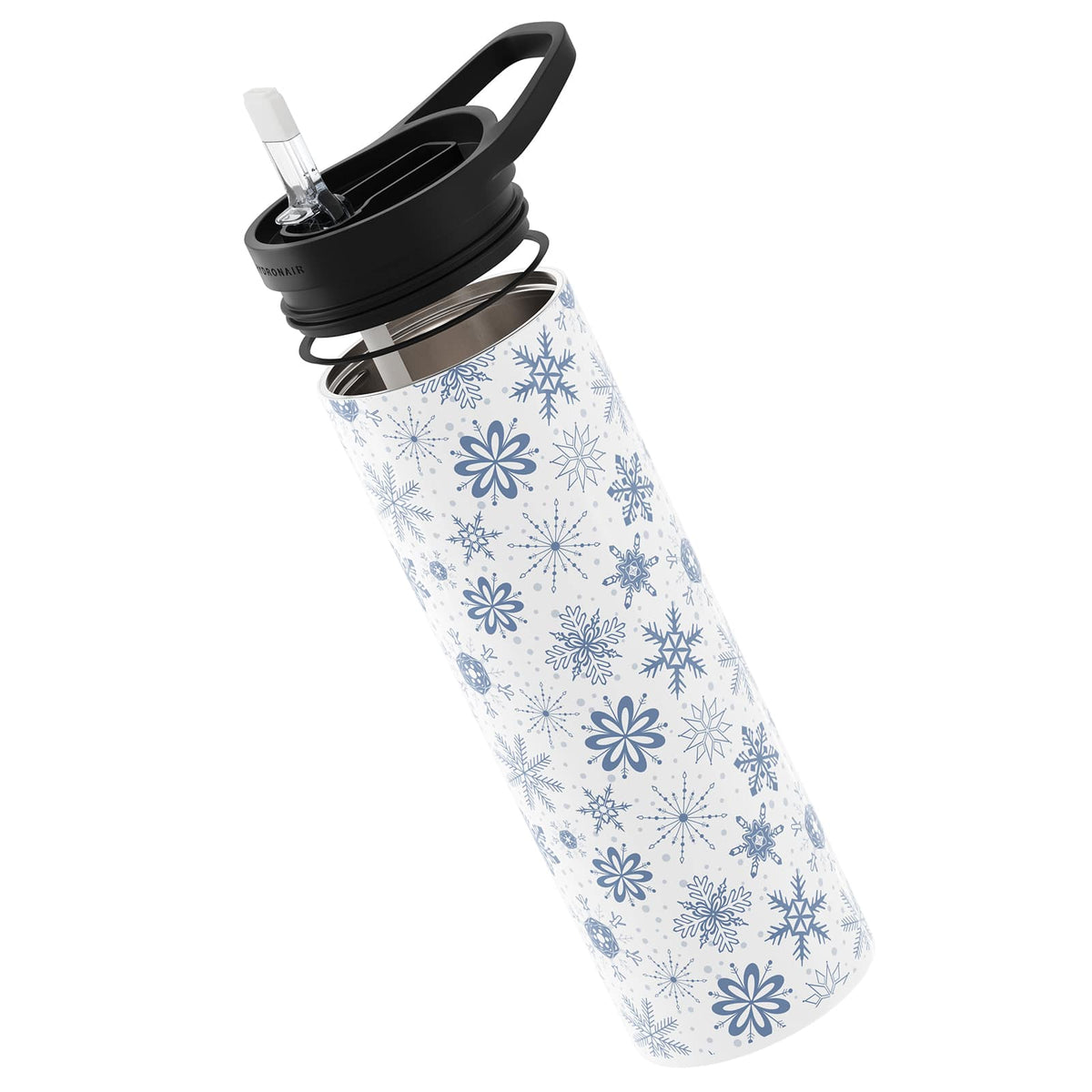 Navy Blue Winter 560ml Reusable Bottle By Hydronair