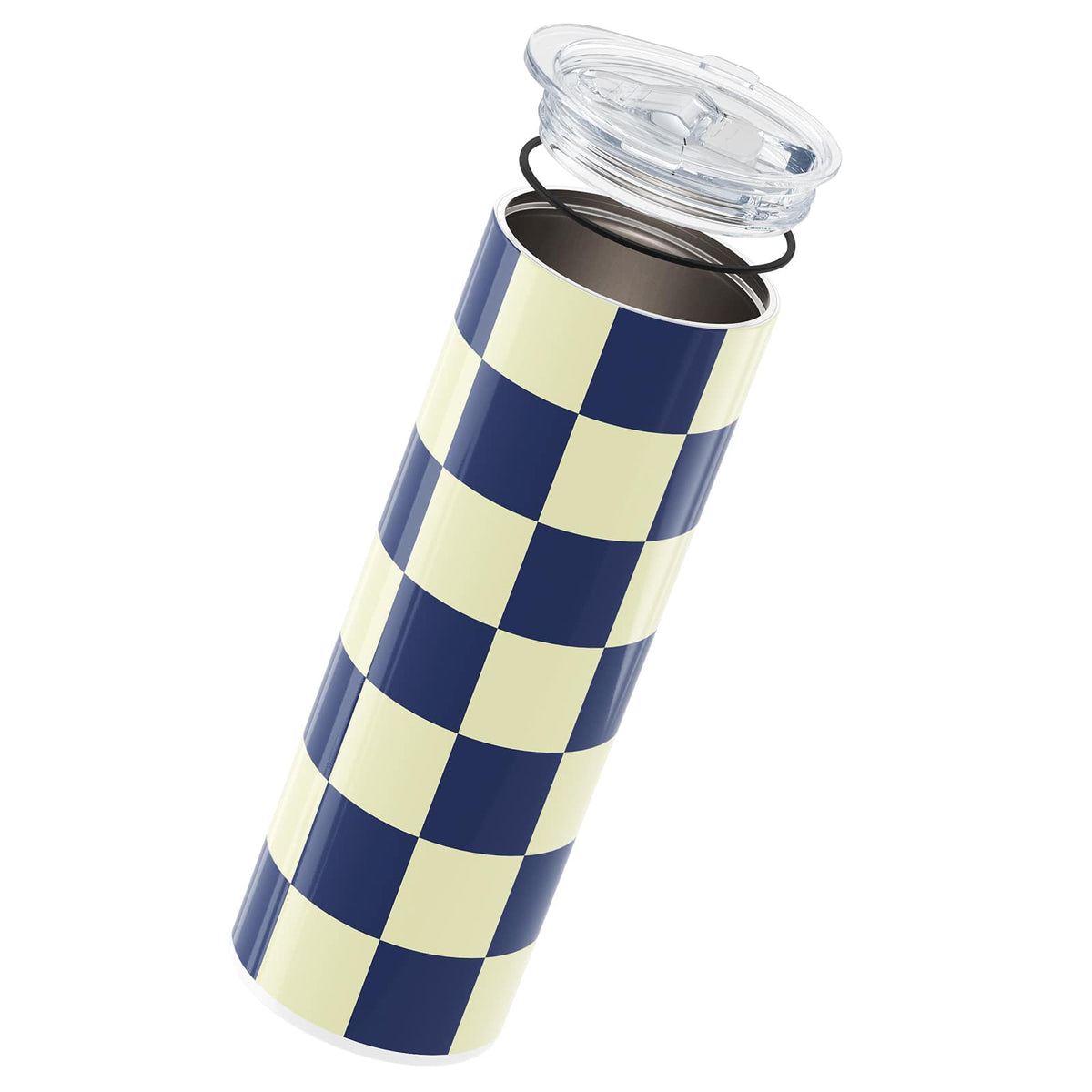 Navy Checkered 560ml Cup By Hydronair 