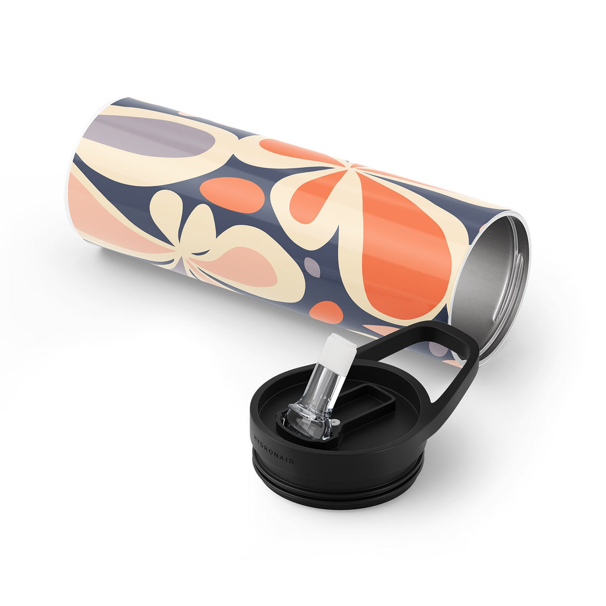 Navy Floral Spring 560ml Bottle By Hydronair