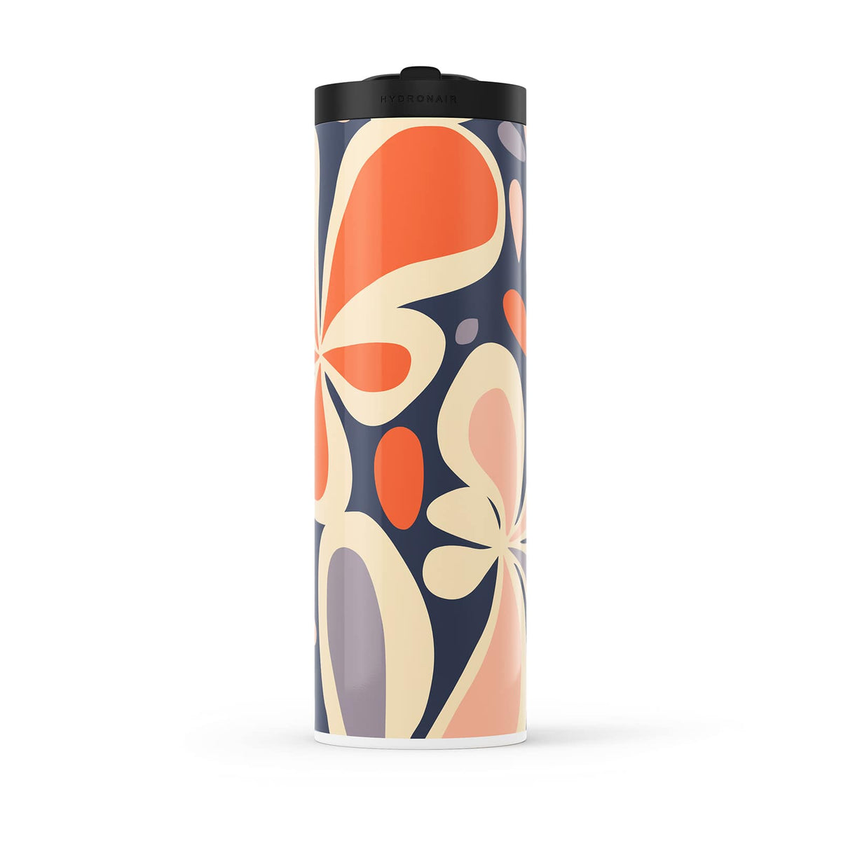 Navy Floral Spring 560ml Water Bottle By Hydronair