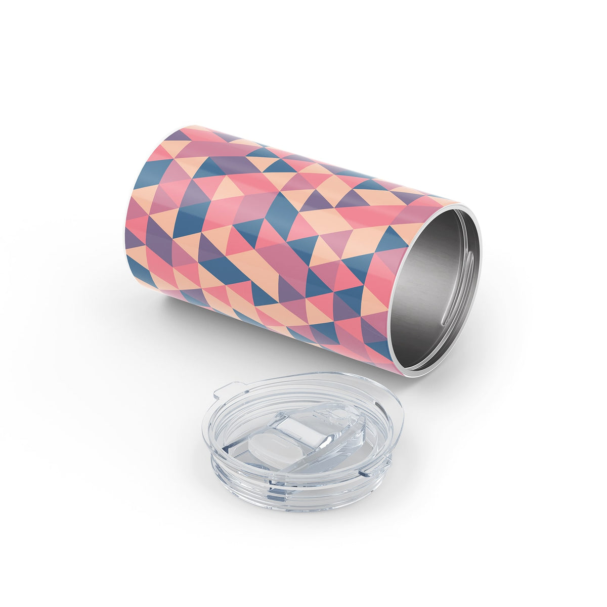 Navy Geometric 340ml Reusable Cup By Hydronair 