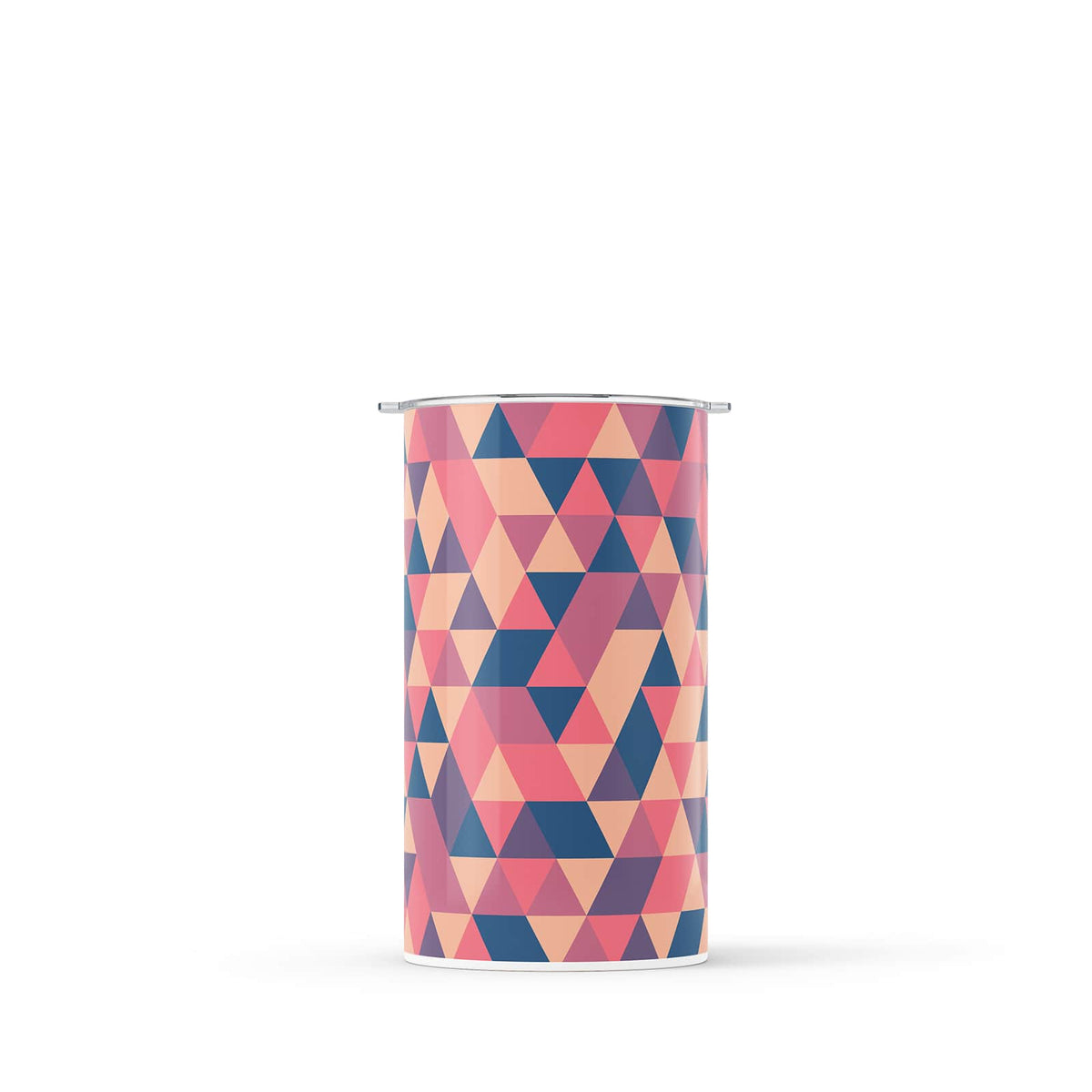 Navy Geometric 340ml Reusable Coffee Cup By Hydronair 
