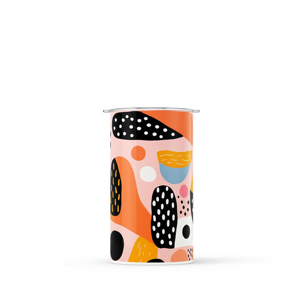 Orange Abstract 340ml Reusable Coffee Cup By Hydronair