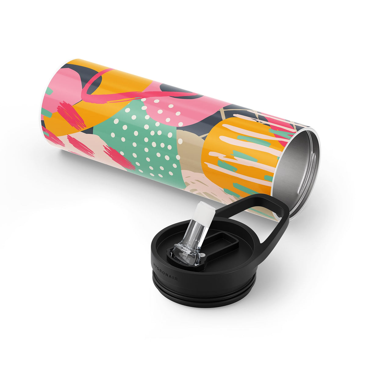 Orange Abstract 560ml Bottle By Hydronair