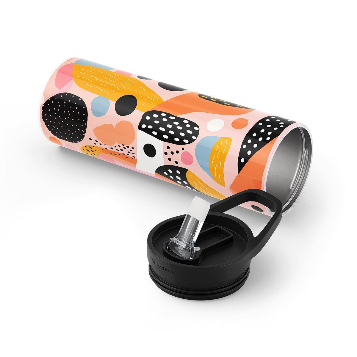Orange Abstract 560ml Bottle By Hydronair