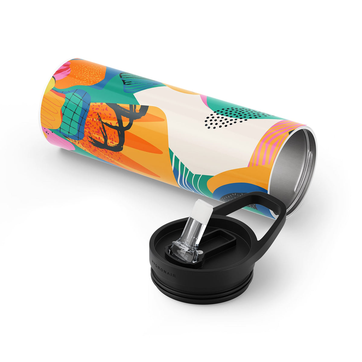 Orange Abstract 560ml Bottle By Hydronair