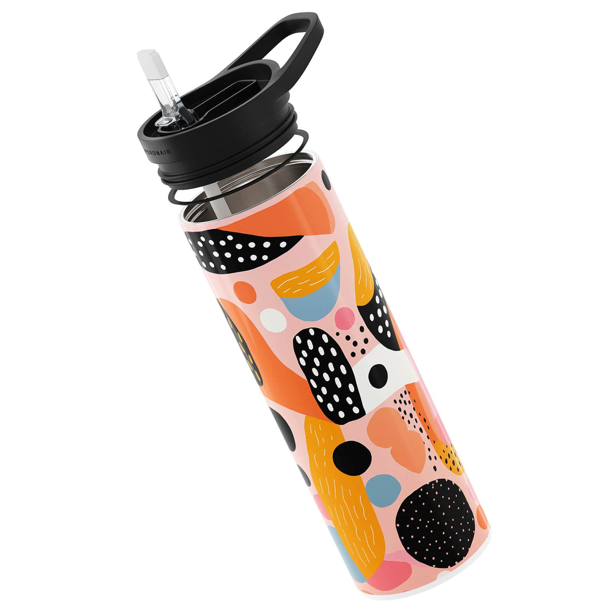 Orange Abstract 560ml Reusable Bottle By Hydronair