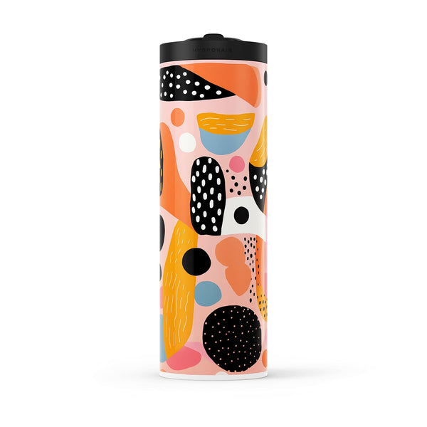 Orange Abstract 560ml Water Bottle By Hydronair