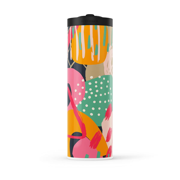 Orange Abstract 560ml Water Bottle By Hydronair