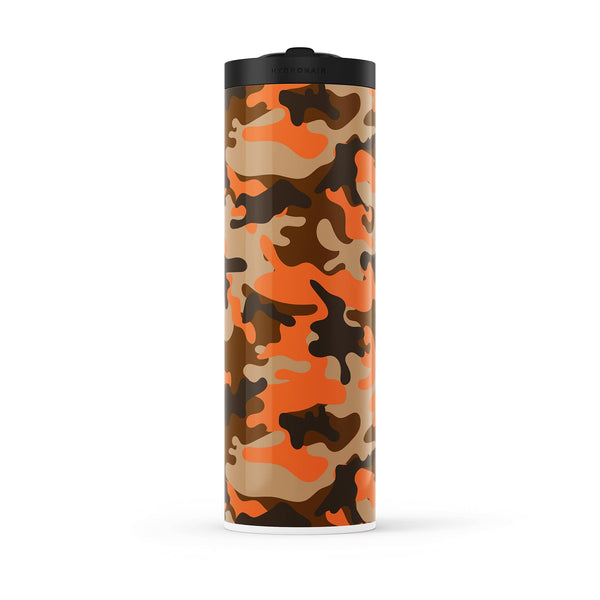 Orange Camo Double Walled 20oz Bottle