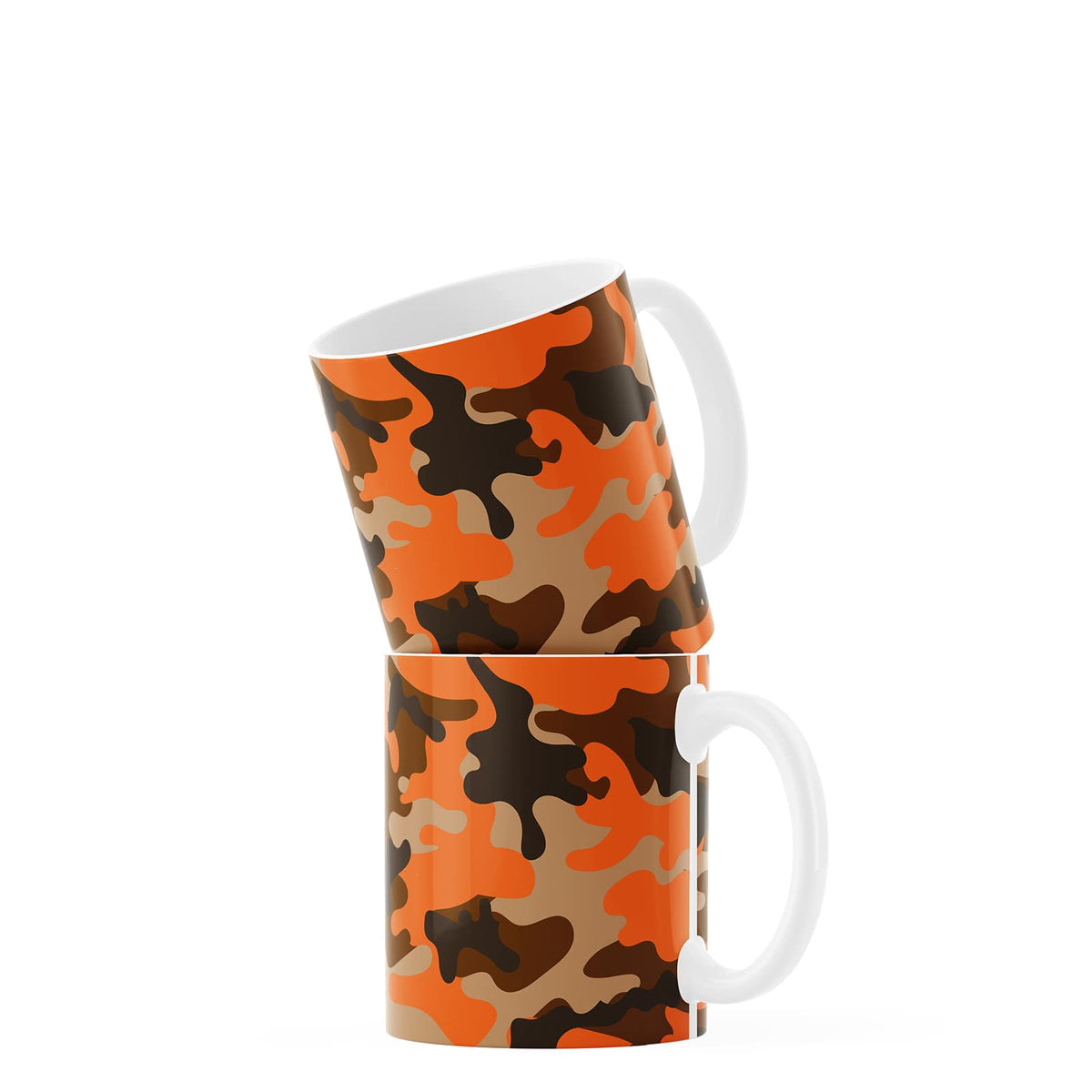 Orange Camo Coffee Mug