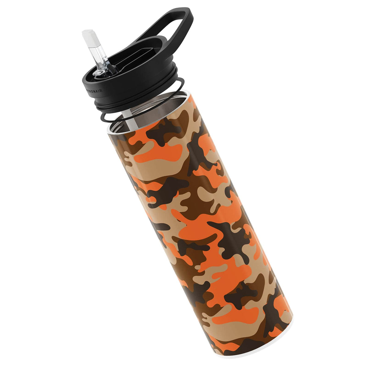 Orange Camouflage 560ml Reusable Bottle By Hydronair