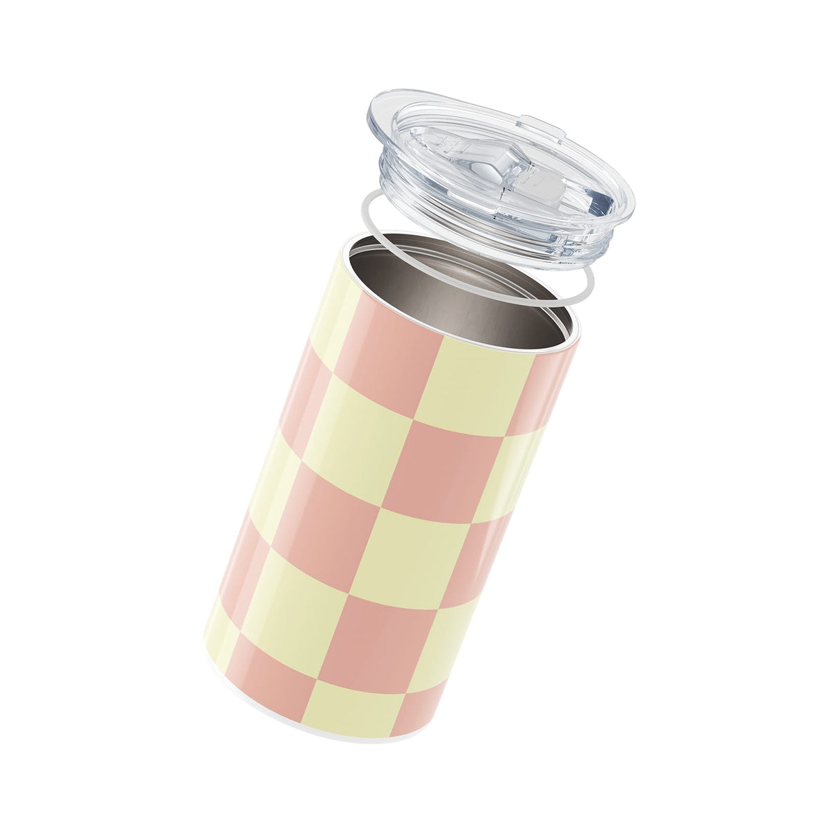 Orange Checkered 340ml Coffee Cup By Hydronair 