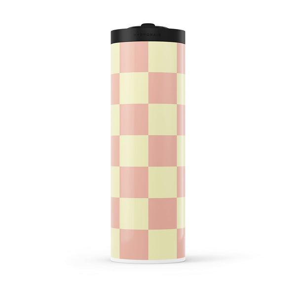Orange Checkered 560ml Water Bottle By Hydronair