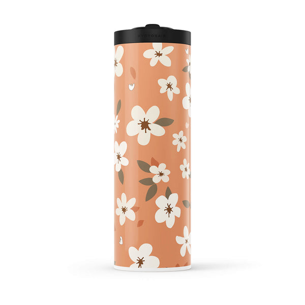 Orange Floral 20oz Bottle