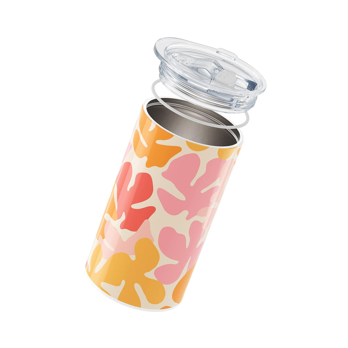 Orange Floral Spring 340ml Coffee Cup By Hydronair
