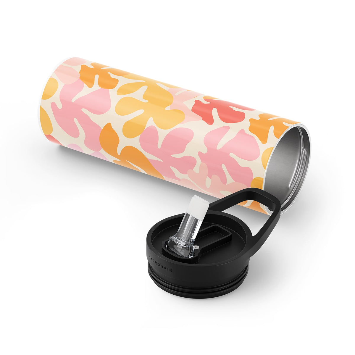 Orange Floral Spring 560ml Bottle By Hydronair