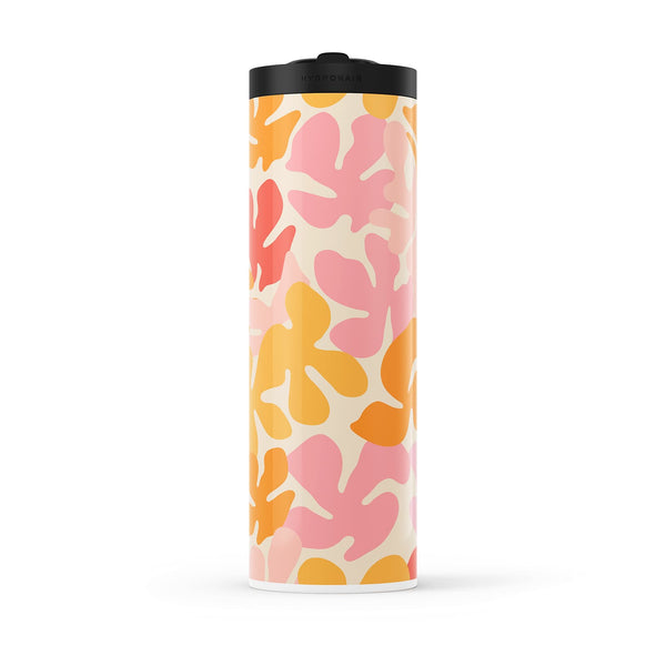 Orange Floral Spring 560ml Water Bottle By Hydronair