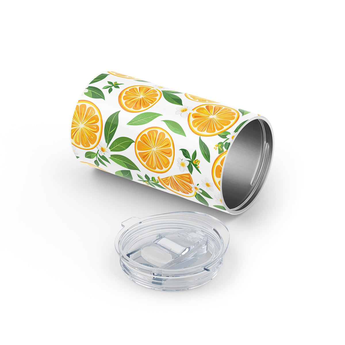 Orange Fruit Metal 12oz Tumbler