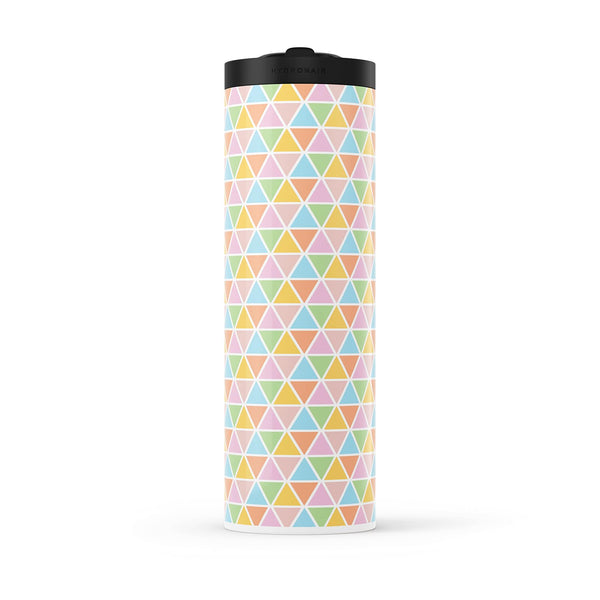 Orange Geometric 560ml Water Bottle By Hydronair