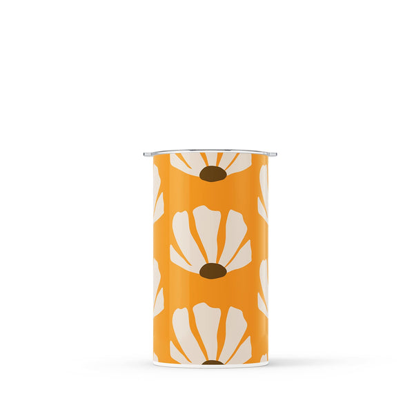 Orange Groovy Double Walled 12oz Cup