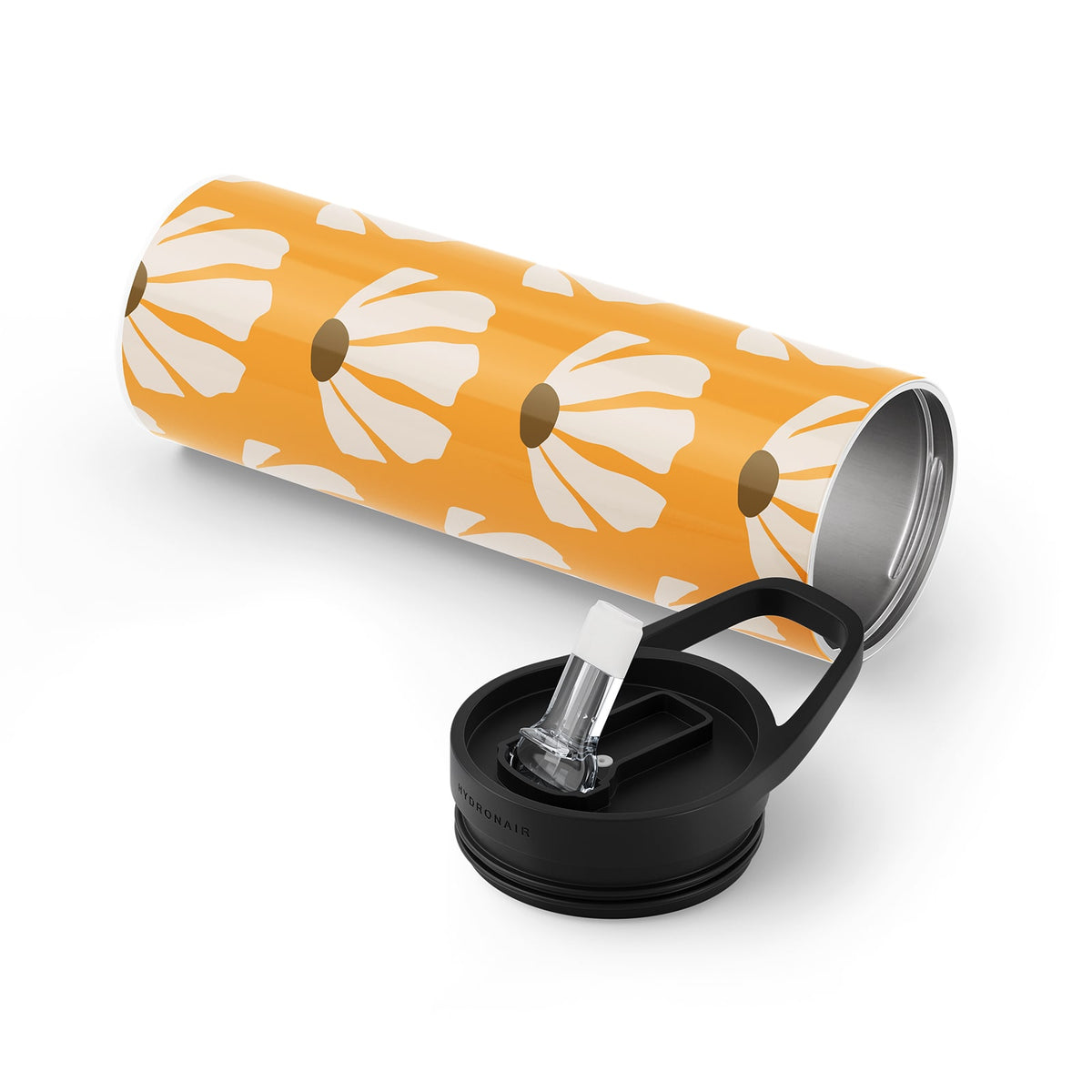 Orange Groovy Metal 20oz Tumbler