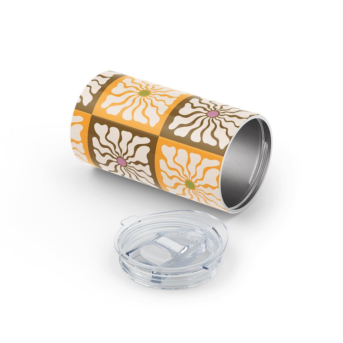 Orange Retro 340ml Reusable Cup By Hydronair 