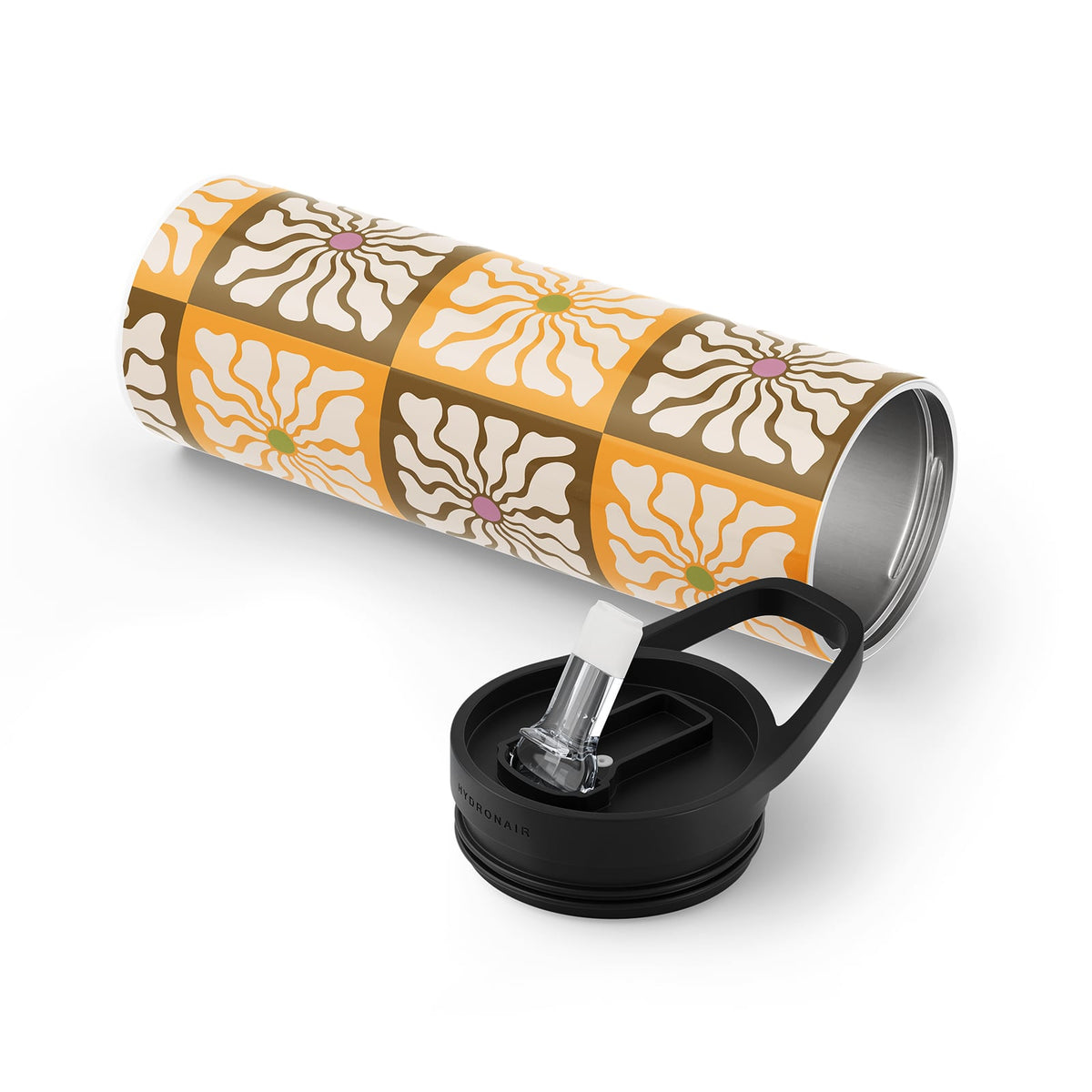 Orange Retro 560ml Bottle By Hydronair