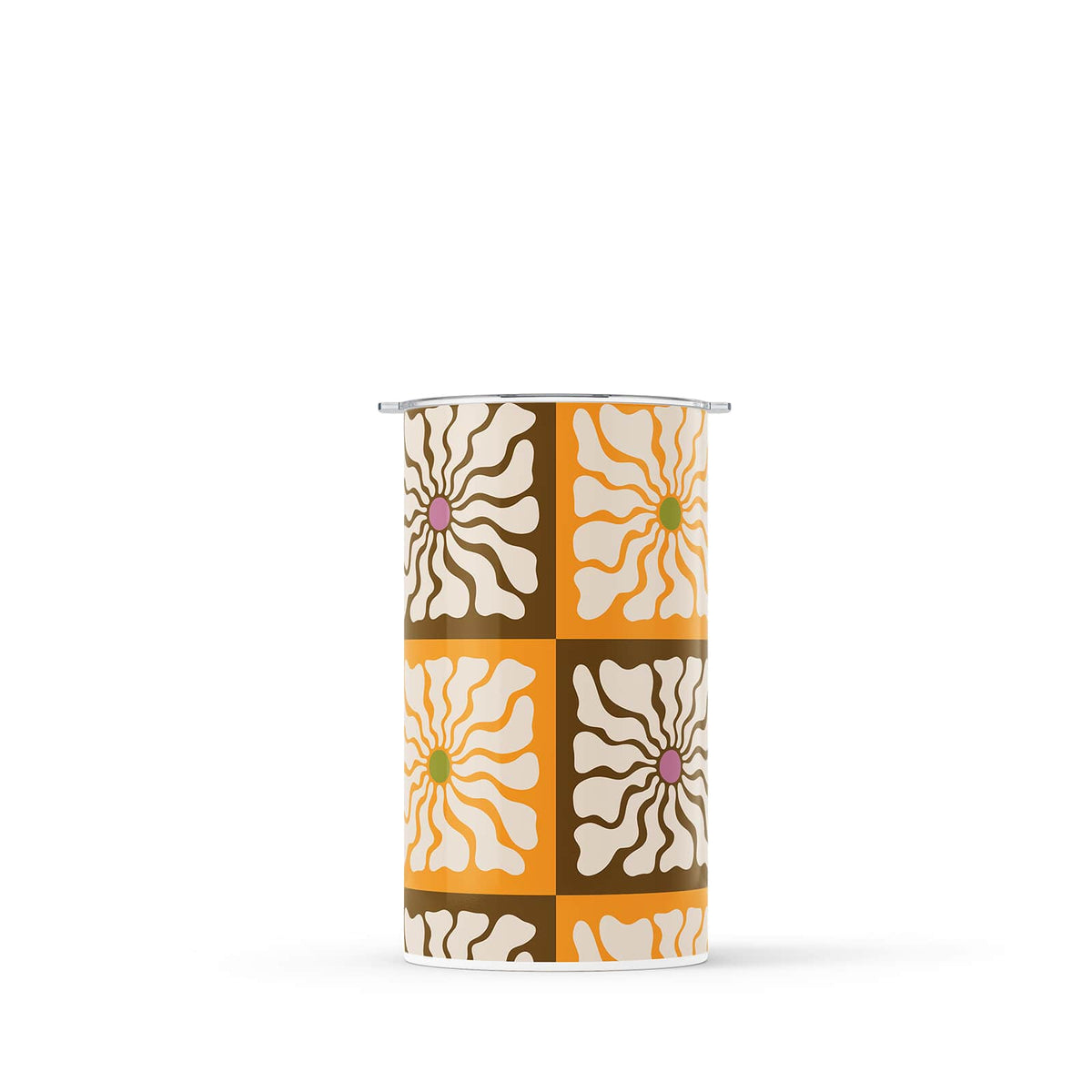 Orange Retro 340ml Reusable Coffee Cup By Hydronair