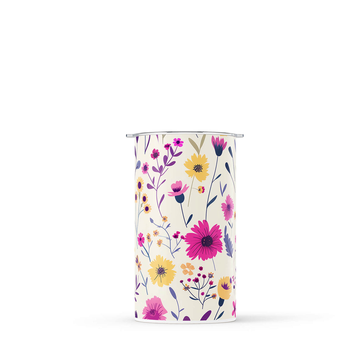 Pale Floral 340ml Reusable Coffee Cup By Hydronair