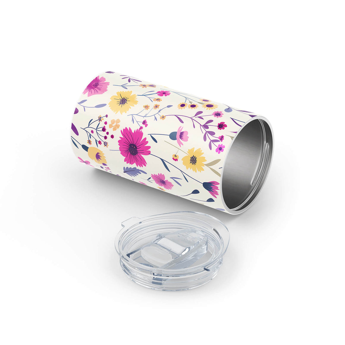 Pale Floral 340ml Reusable Cup By Hydronair