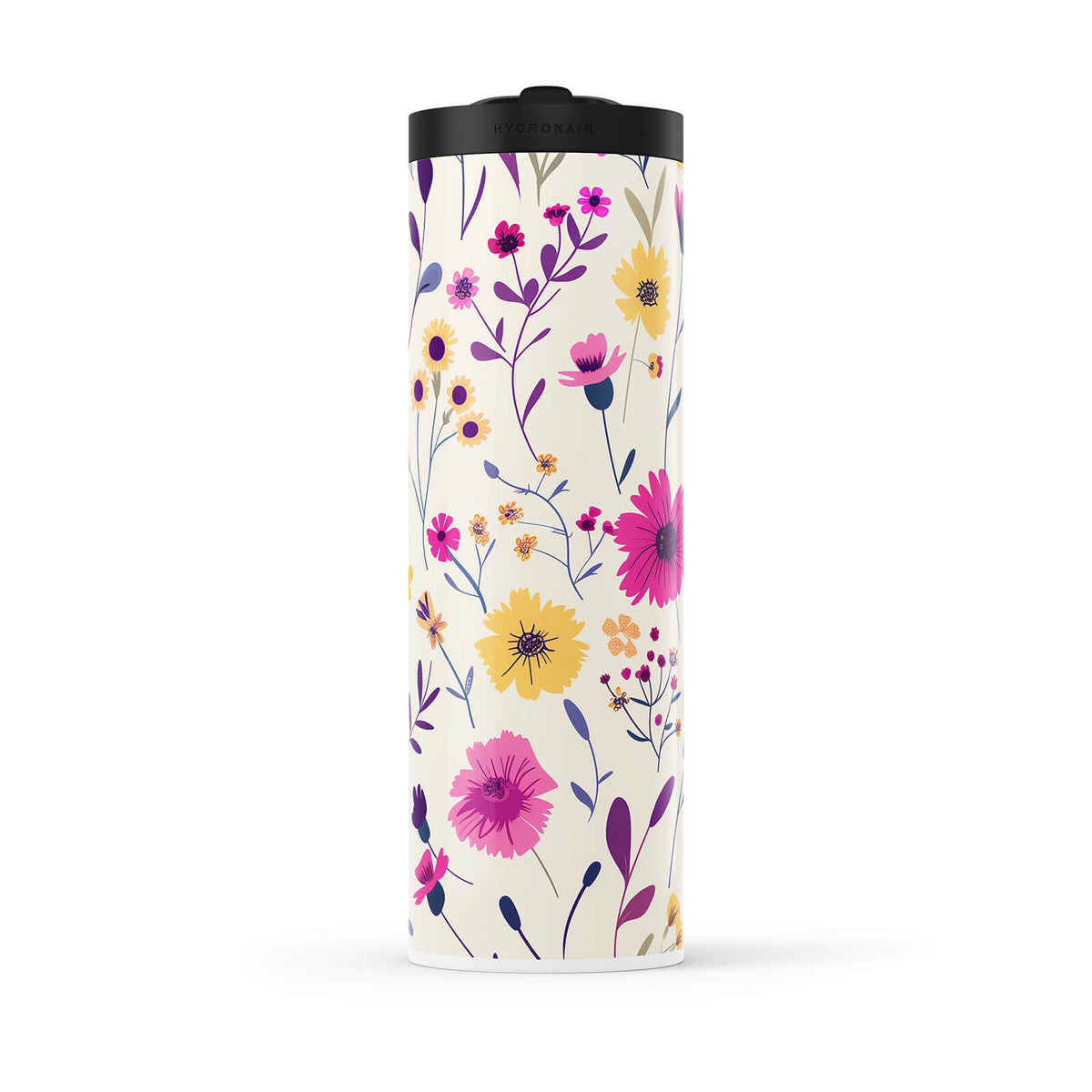 Pale Floral 560ml Water Bottle By Hydronair