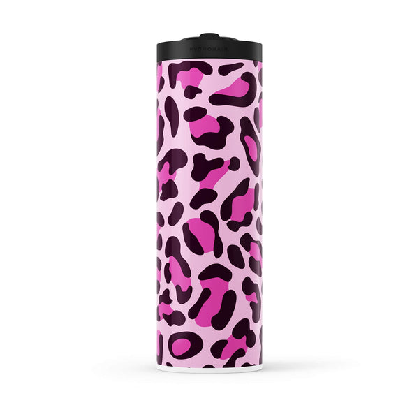 Pink Animal Print 560ml Water Bottle By Hydronair