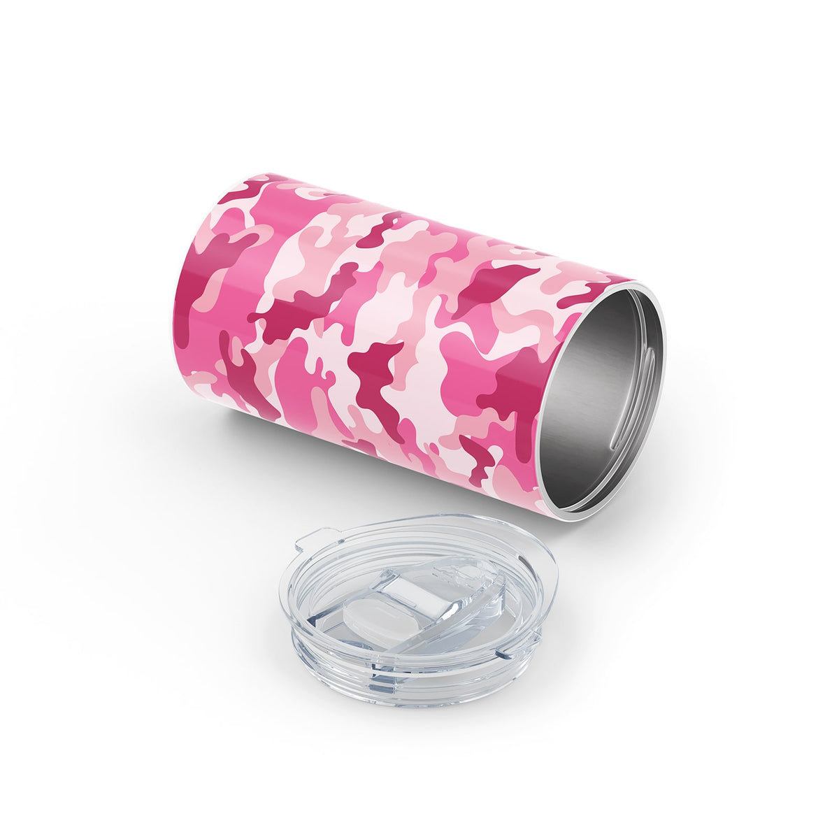 Pink Camo Metal 12oz Tumbler