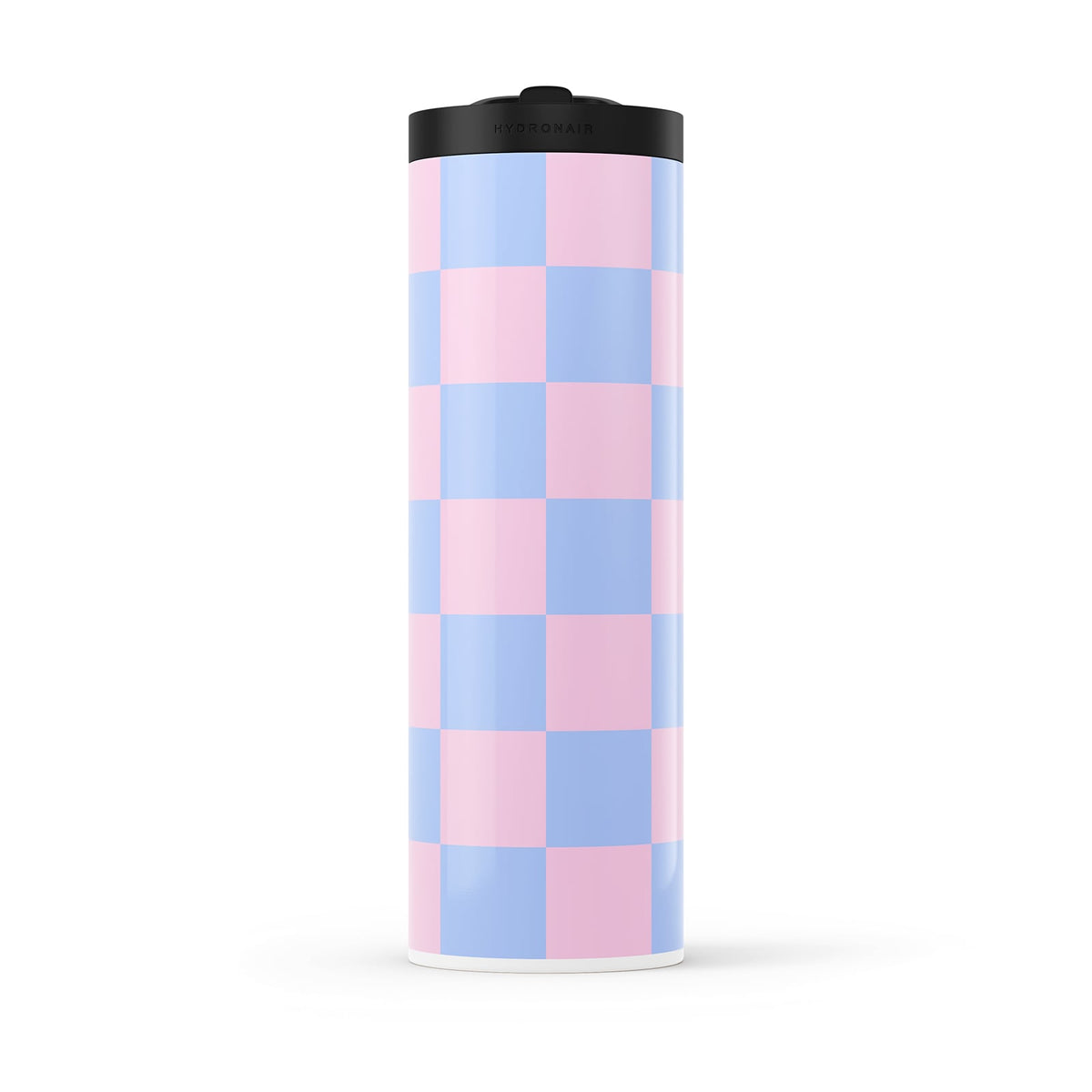 Pink Checkered 560ml Water Bottle By Hydronair