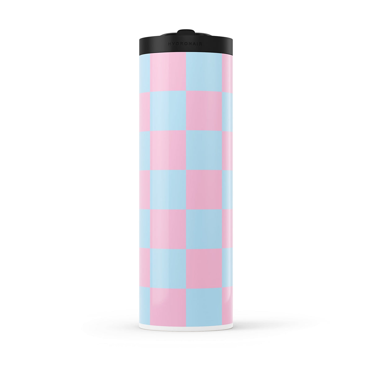 Pink Checkered 560ml Water Bottle By Hydronair