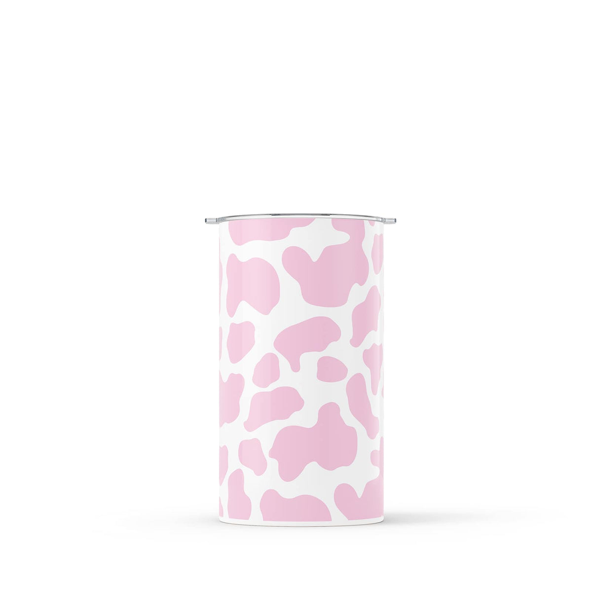 Pink Cow Print Double Walled 12oz Cup