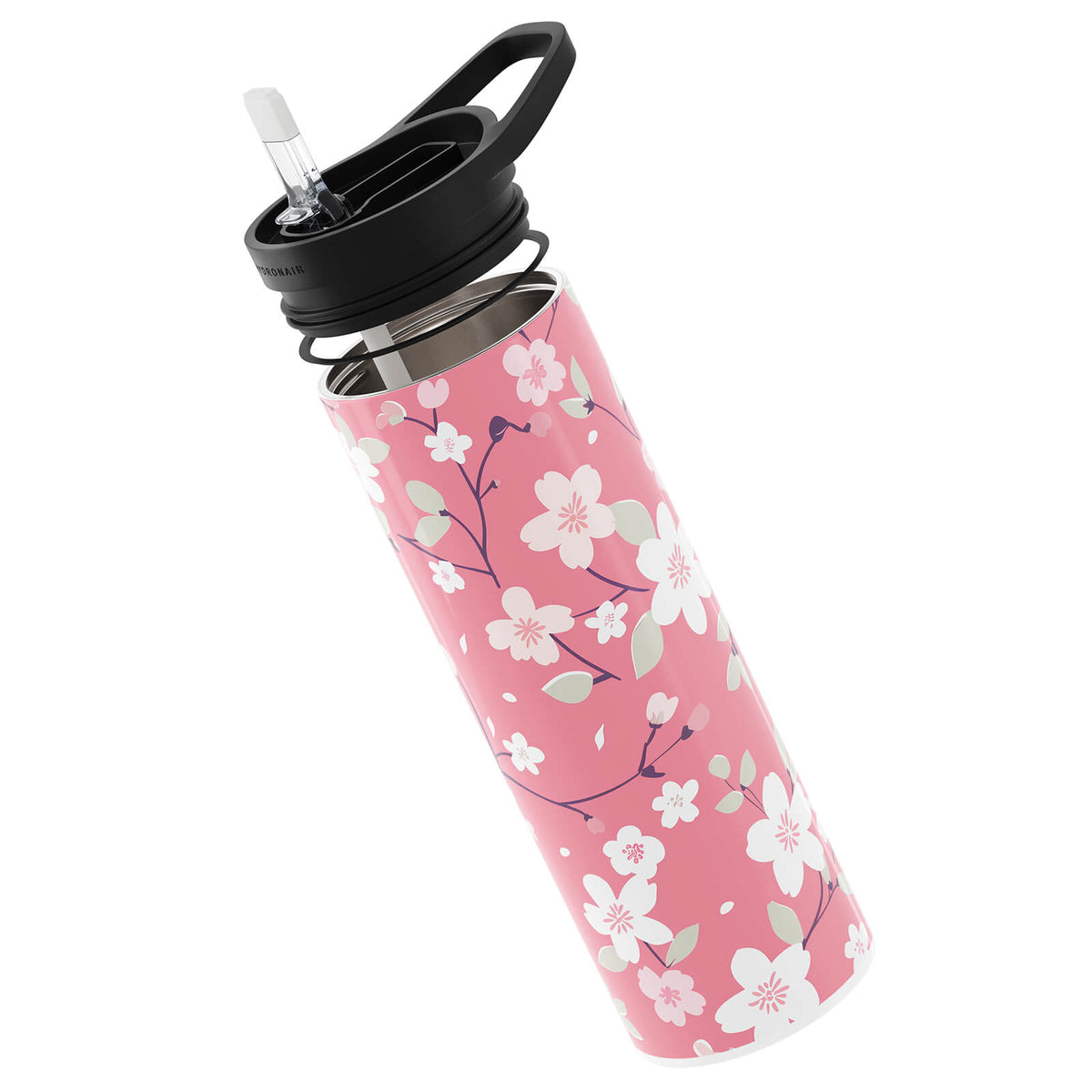 Pink Floral Double Walled 20oz Bottle