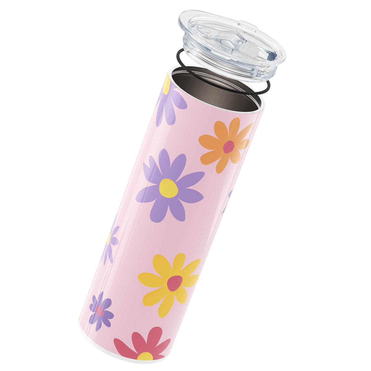 Pink Floral Insulated 20oz Cup