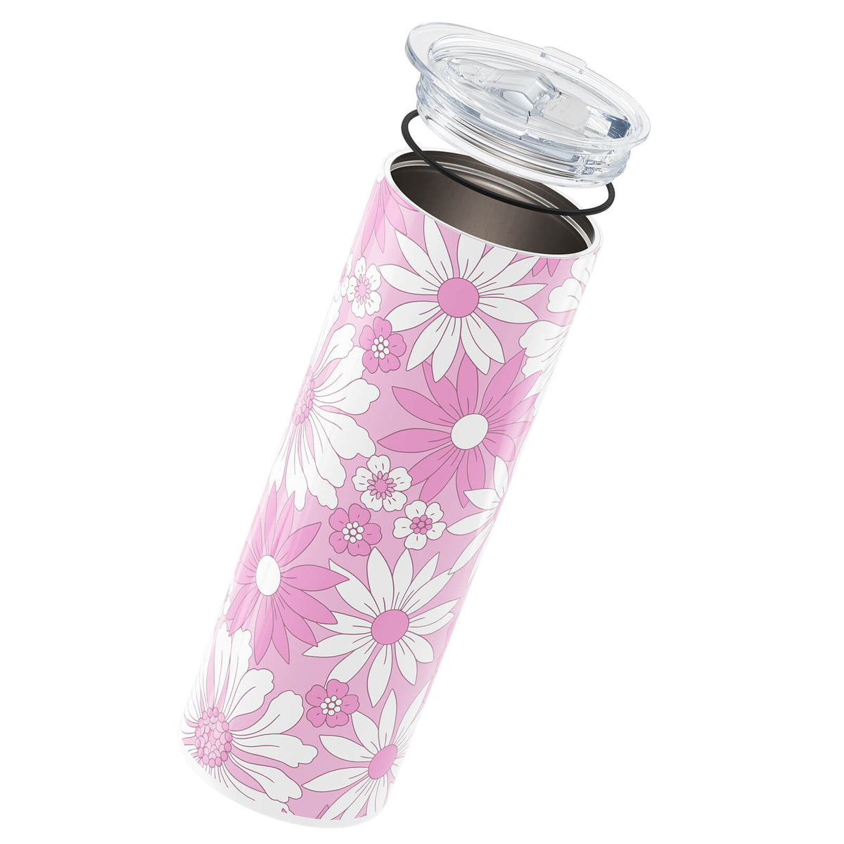 Pink Floral Insulated 20oz Cup