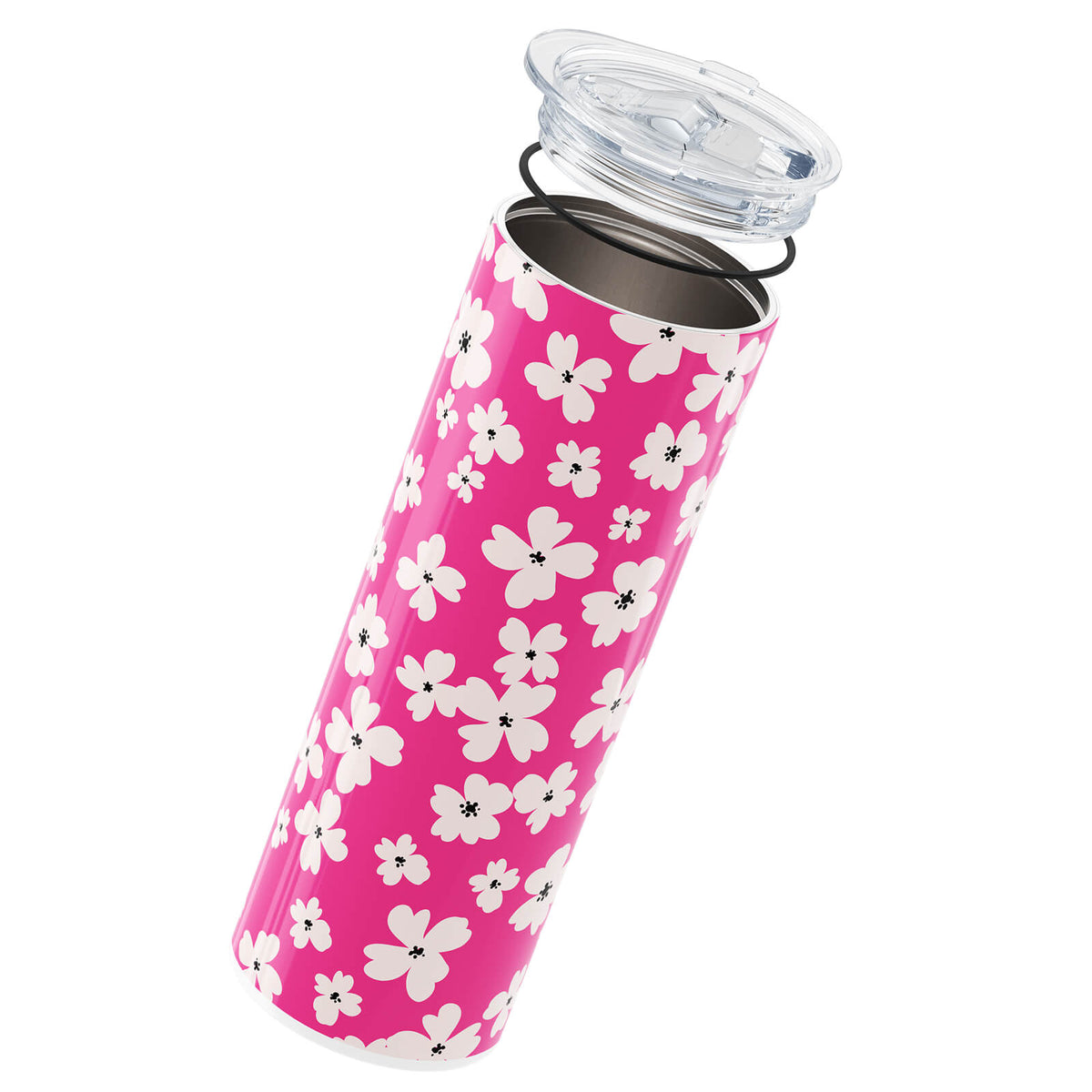 Pink Floral Insulated 20oz Cup