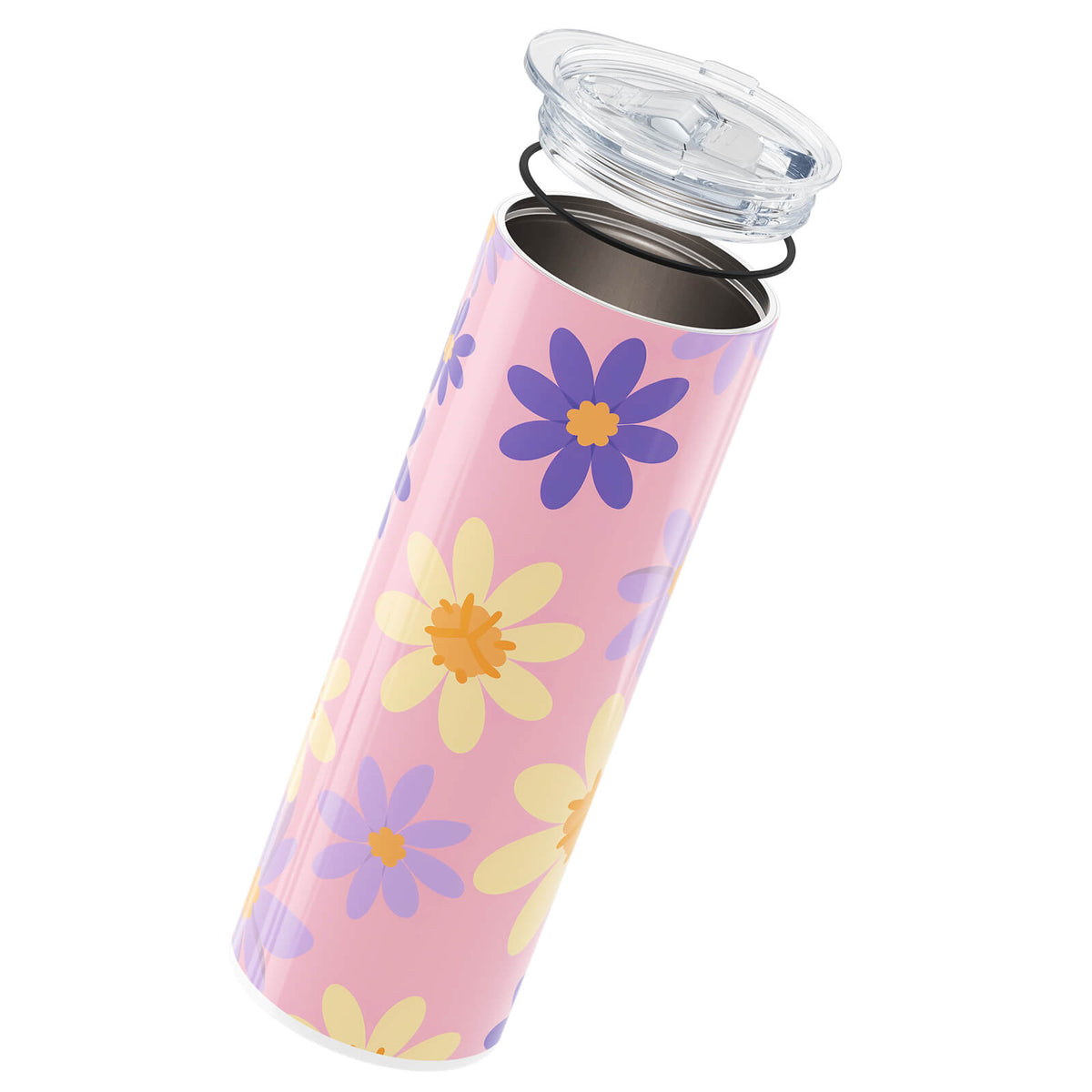 Pink Floral Insulated 20oz Cup