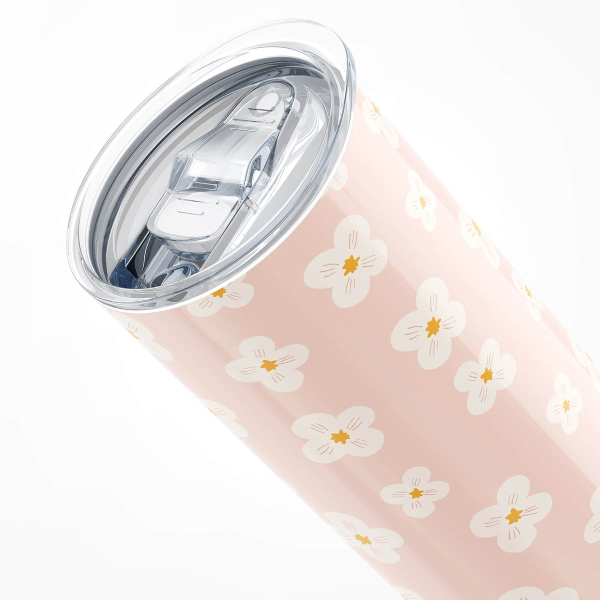 Pink Floral Insulated 20oz Tumbler 